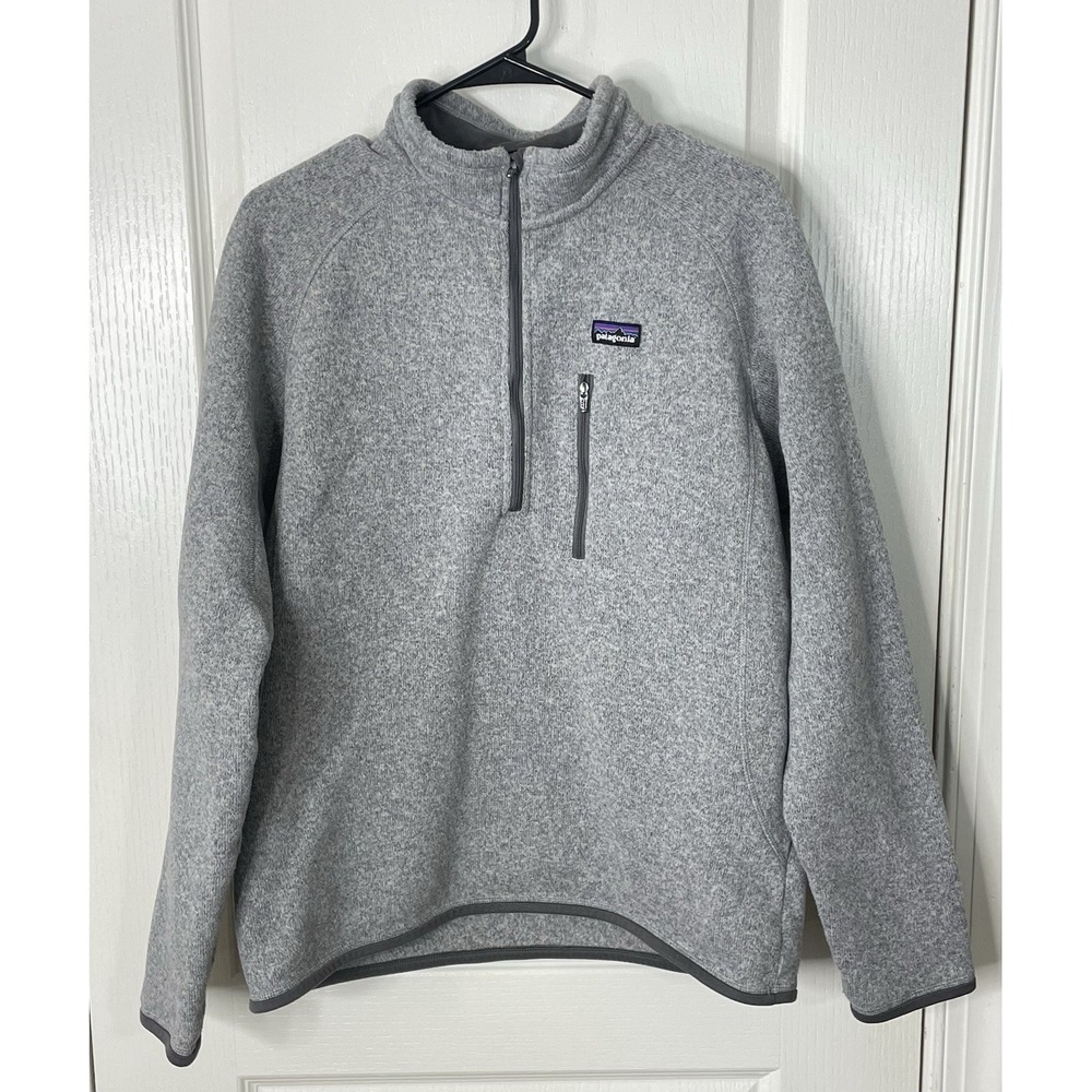 Patagonia Better‎ Sweater Mens Small  Gray Zip Hiking Camping Gorpcore Outdoor
